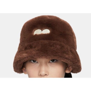 Nike Naomi Osaka Apex Bucket Hat Tennis Faux Fur FJ6302-259 Women's Size Large